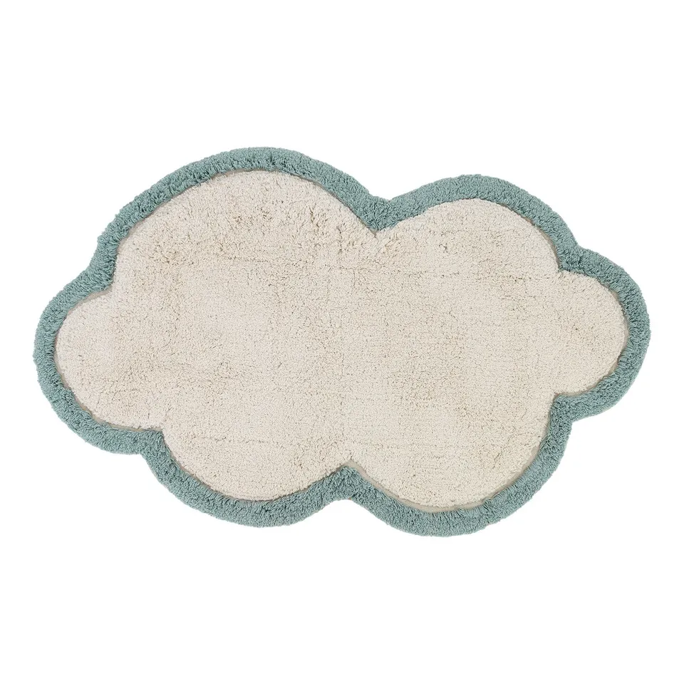 nattiot-little-nimbus-aqua-tapis-enfant-nuage-coton-cru image 1