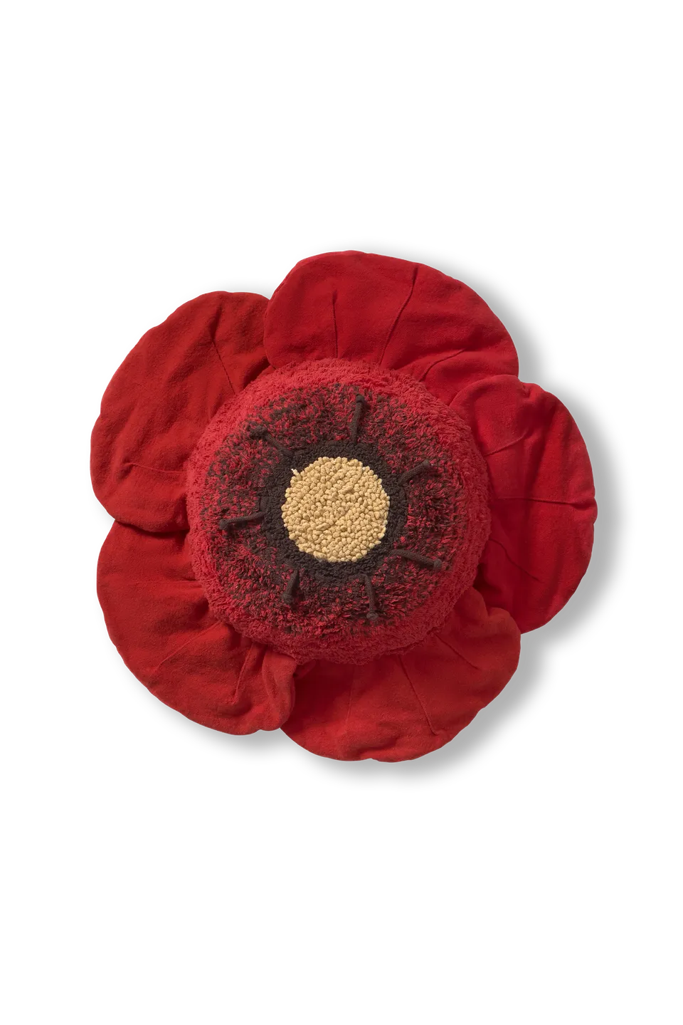 lorena-canals-red-poppy-coussin-de-sol-fleur image 1