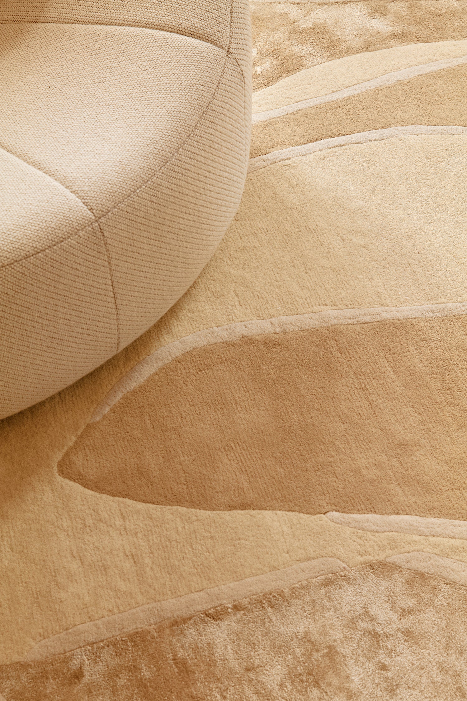 toulemonde-bochart-muse-tapis-beige-laine-et-viscose-tuft-main image 5