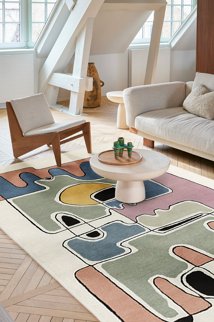 toulemonde-bochart-t-te-t-te-vincent-darr-tapis-multicolore-laine-et-viscose image 5