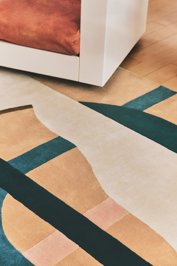 toulemonde-bochart-tacubaya-cr-me-tapis-multicolore-en-laine-tuft-main-florence- image 3