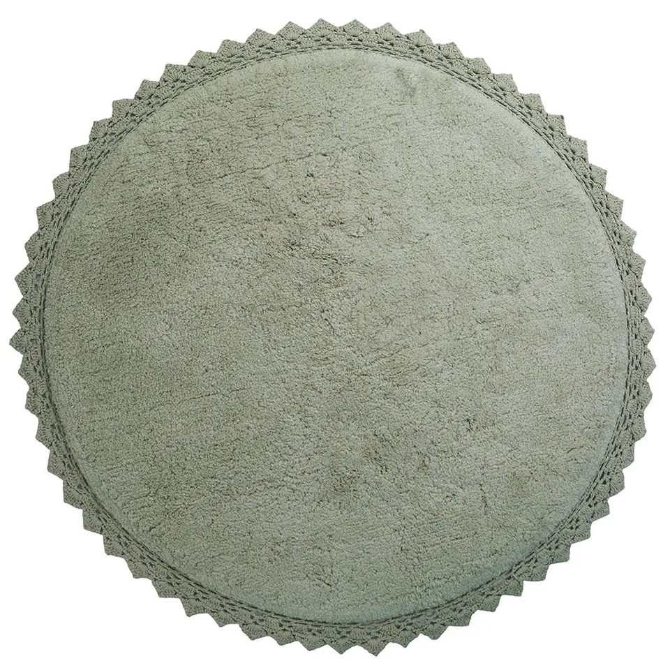nattiot-perla-olive-tapis-rond-coton-lavable-finition-crochet image 1