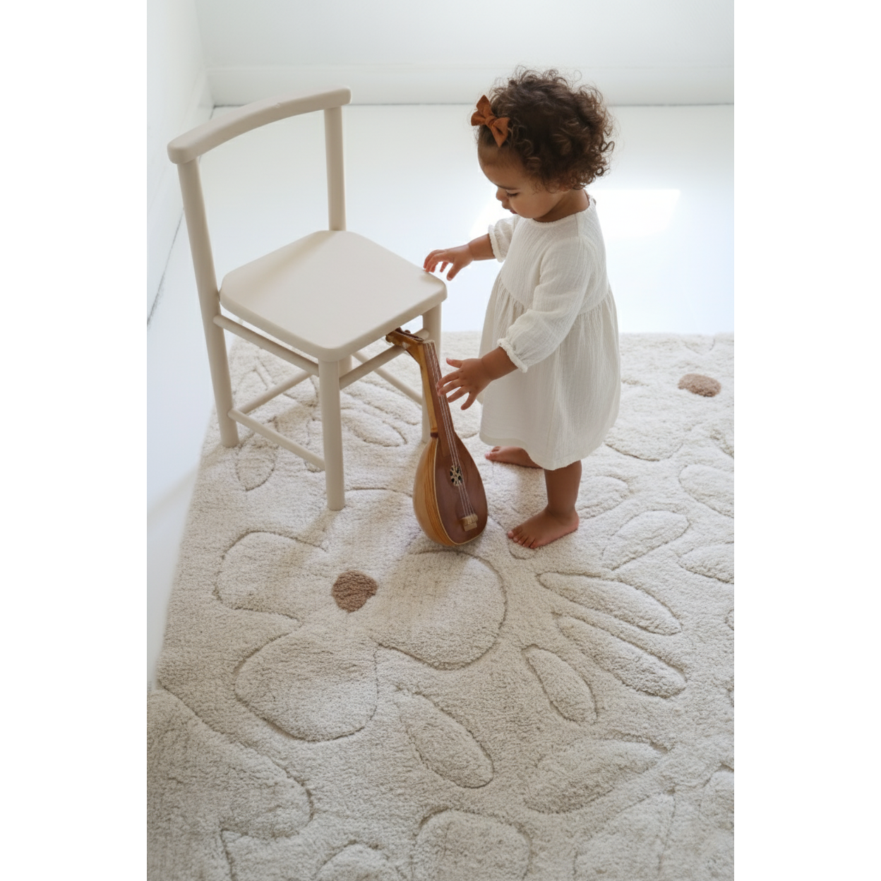 nattiot-gentle-flora-tapis-chambre-enfant-coton-lavable-motif-fleurs image 3