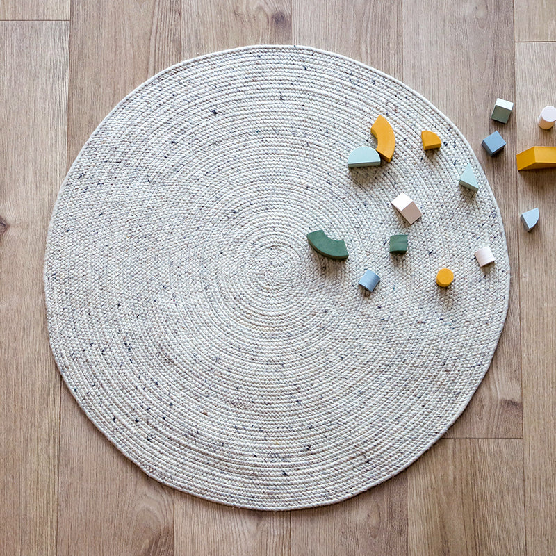 nattiot-neethu-naturel-s-tapis-rond-laine-feutr-e-fait-main image 2