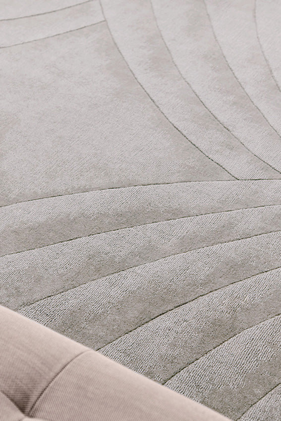 toulemonde-bochart-volute-silver-tapis-gris-laine-boucl-e image 3