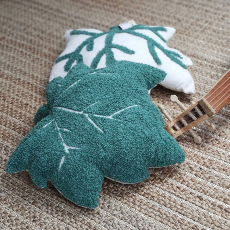 nattiot-little-fall-lot-de-2-coussins-chambre-enfant-petites-feuilles image 2