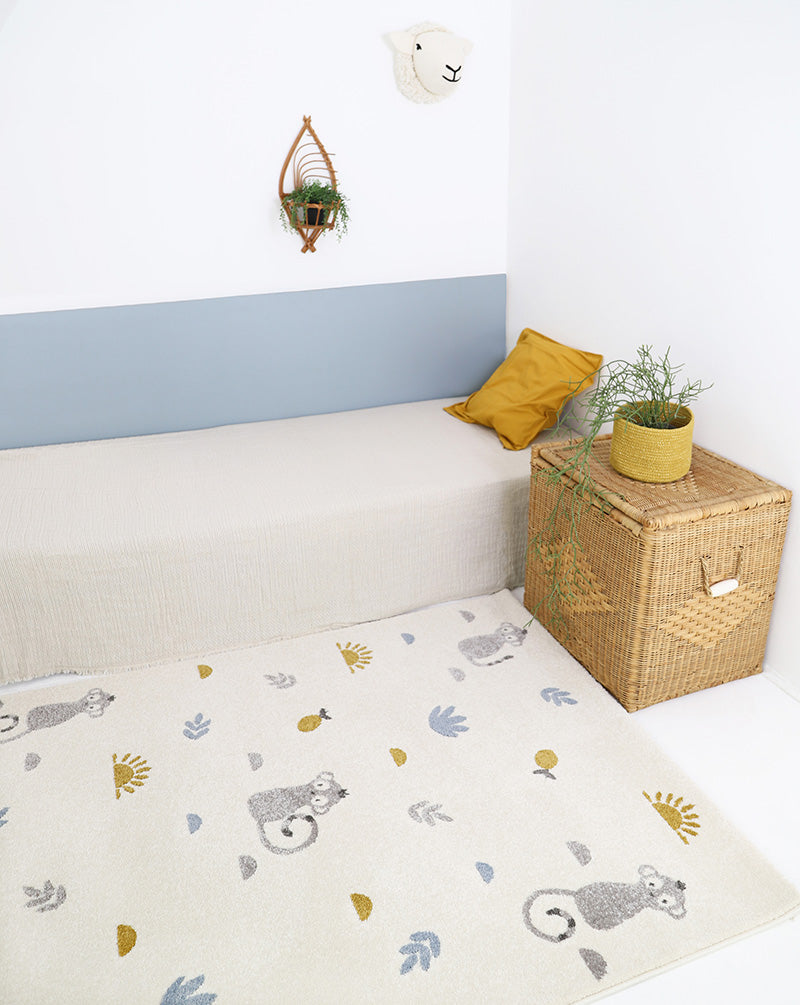 nattiot-little-wild-monkey-miel-m-tapis-enfant-singes image 2