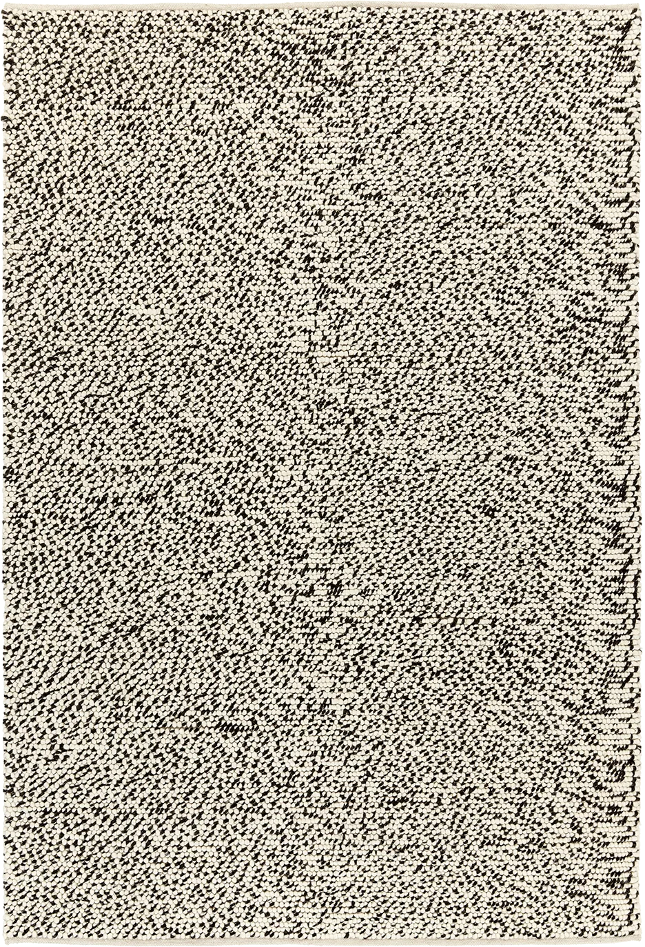 toulemonde-bochart-serac-tapis-noir-blanc-laine-tuft-main image 1