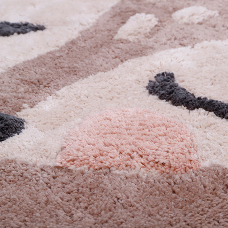 nattiot-little-deer-tapis-enfant-petit-faon-coton-lavable-machine image 5