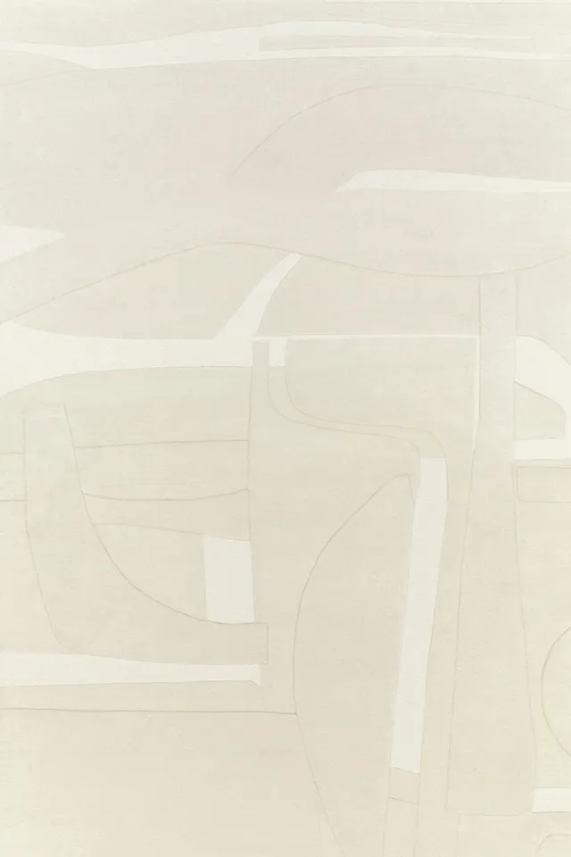 toulemonde-bochart-collage-blanc-tapis-blanc-laine-tuft-e-main-pascale-risbourg image 1