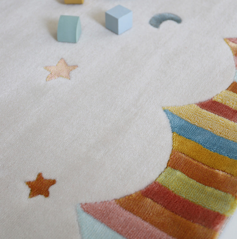 nattiot-dancing-birds-tapis-chambre-enfant-multicolore image 5