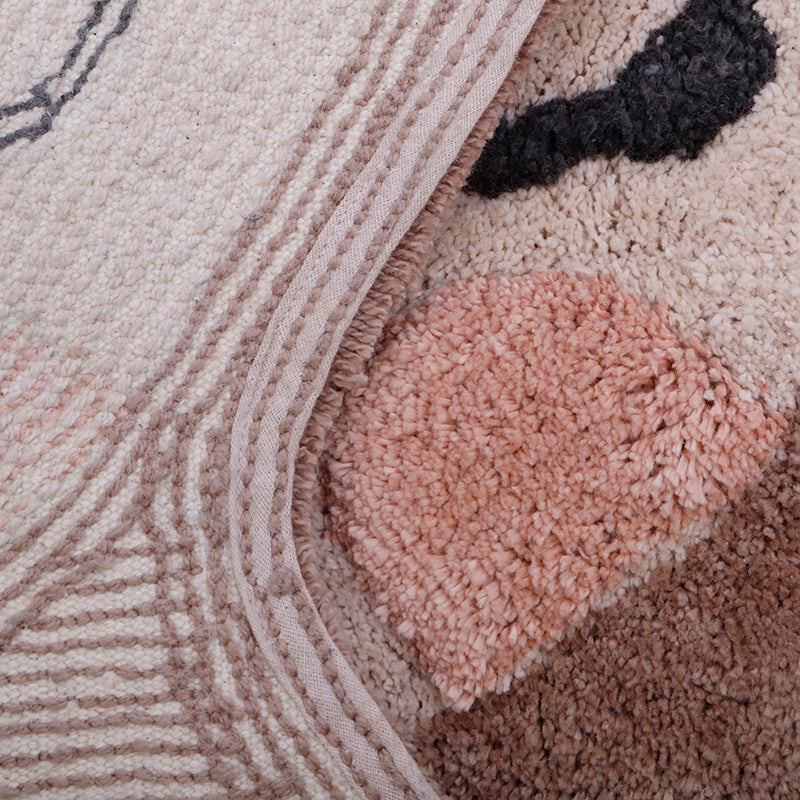 nattiot-little-deer-tapis-enfant-petit-faon-coton-lavable-machine image 4