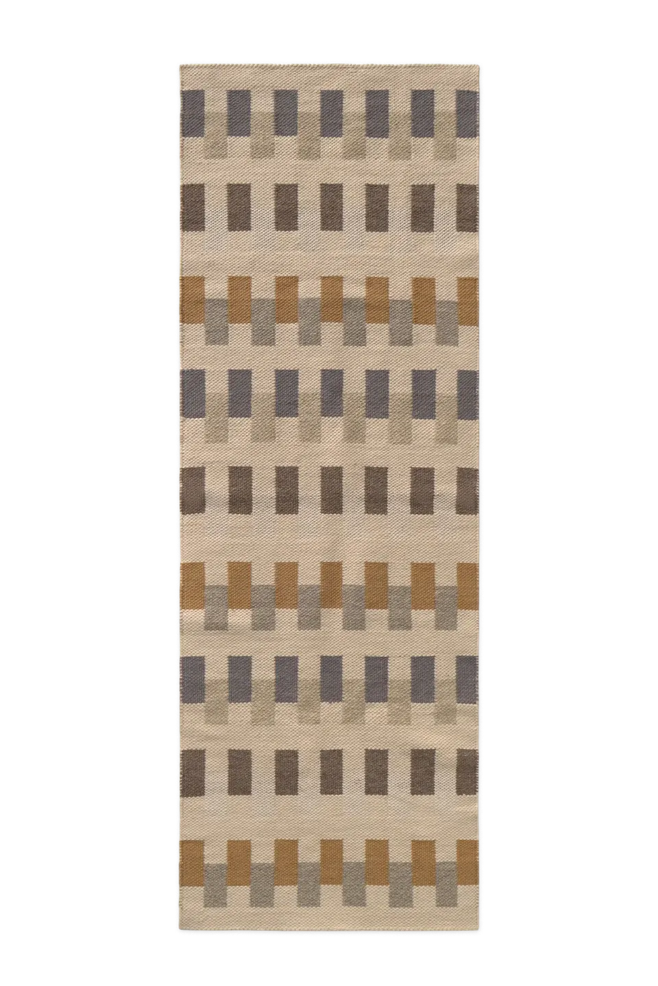 lorena-canals-handloom-intersecting-natural-tapis-de-couloir image 1