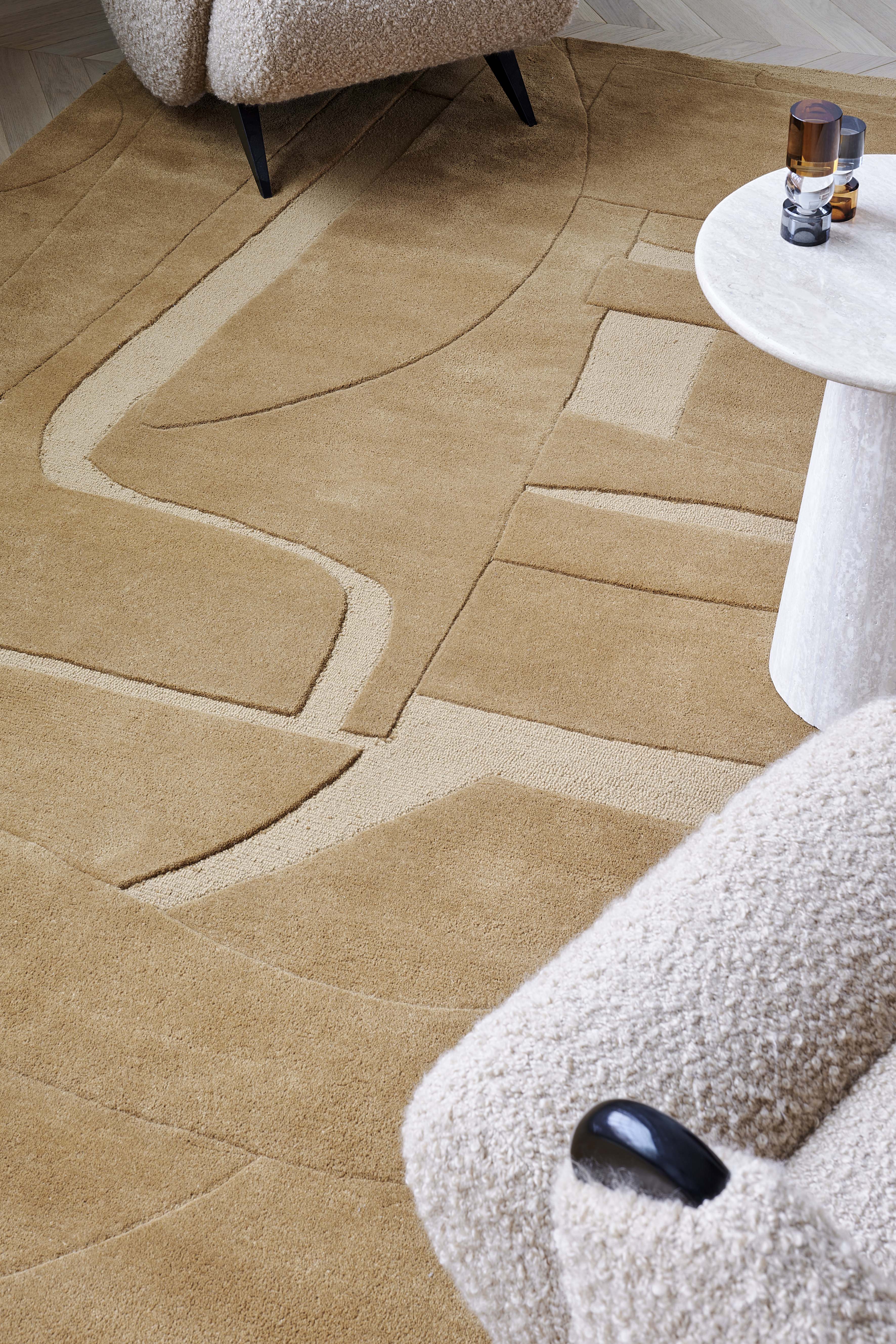 toulemonde-bochart-collage-tapis-en-laine-brun-170x240 image 4