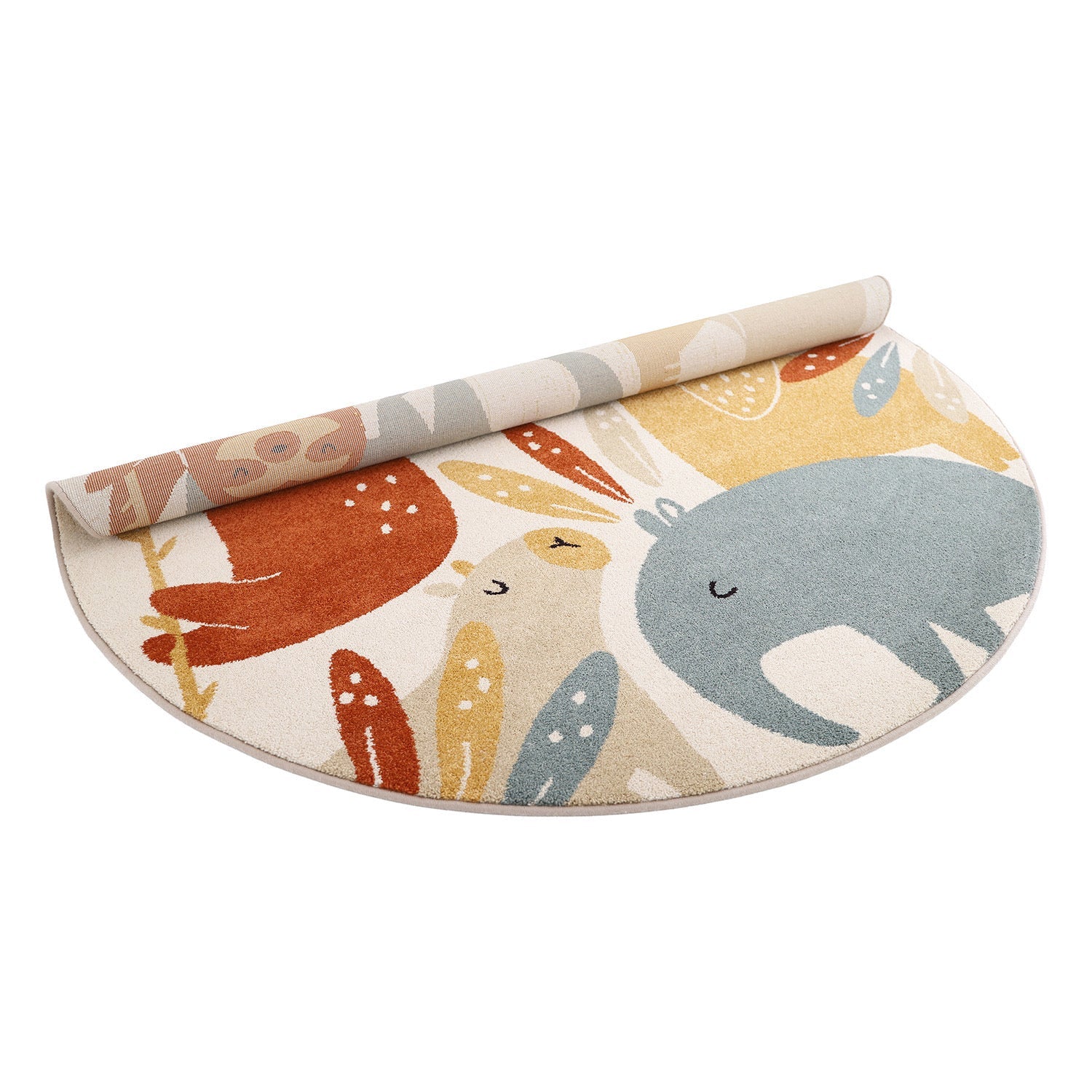 nattiot-jungle-sunrise-rond-tapis-enfant-jungle-160-cm image 3