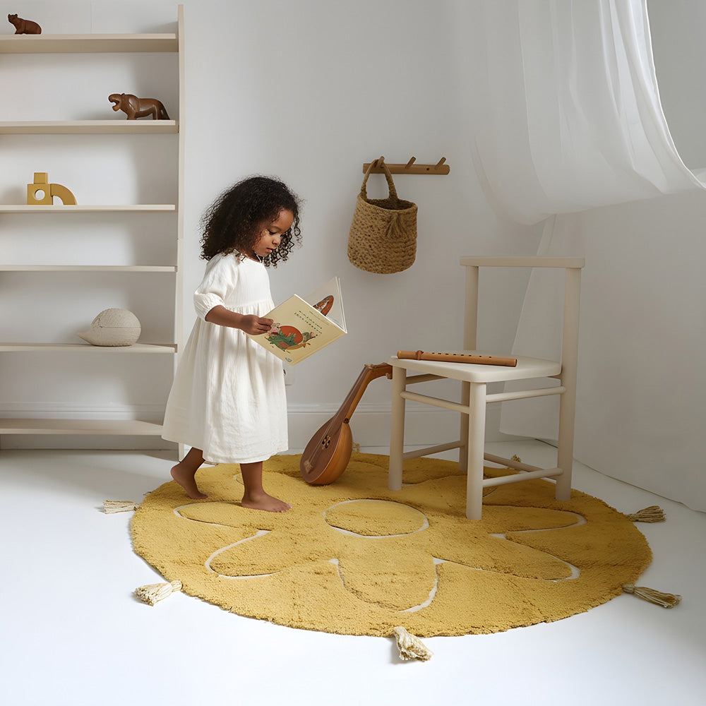 nattiot-yva-mangue-tapis-enfant-boh-me-rond-pompons image 3