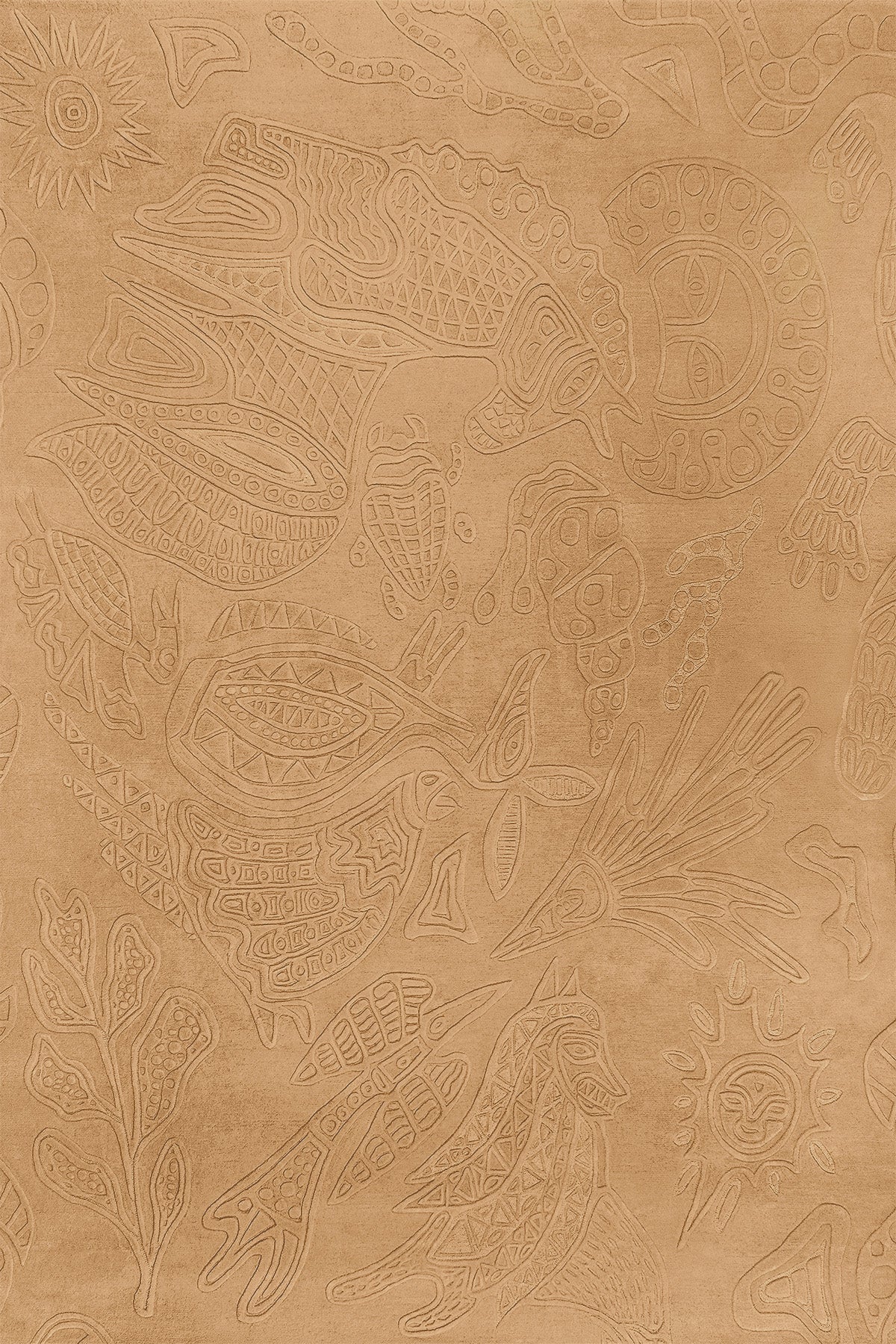 toulemonde-bochart-sabbia-beige-tapis-laine-sculpt-main-doroth-e-delaye image 1
