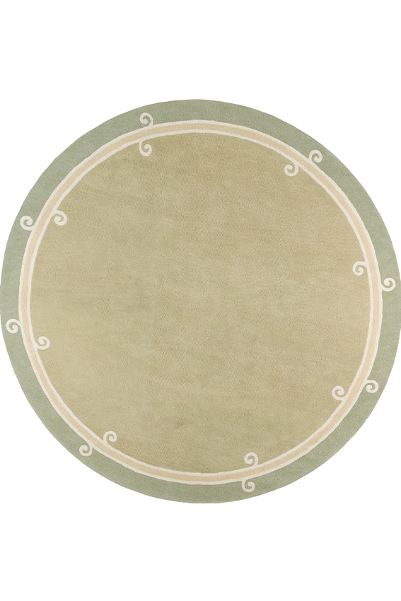 toulemonde-bochart-syracuse-rond-vert-sauge-tapis-rond-laine-gabbeh image 1
