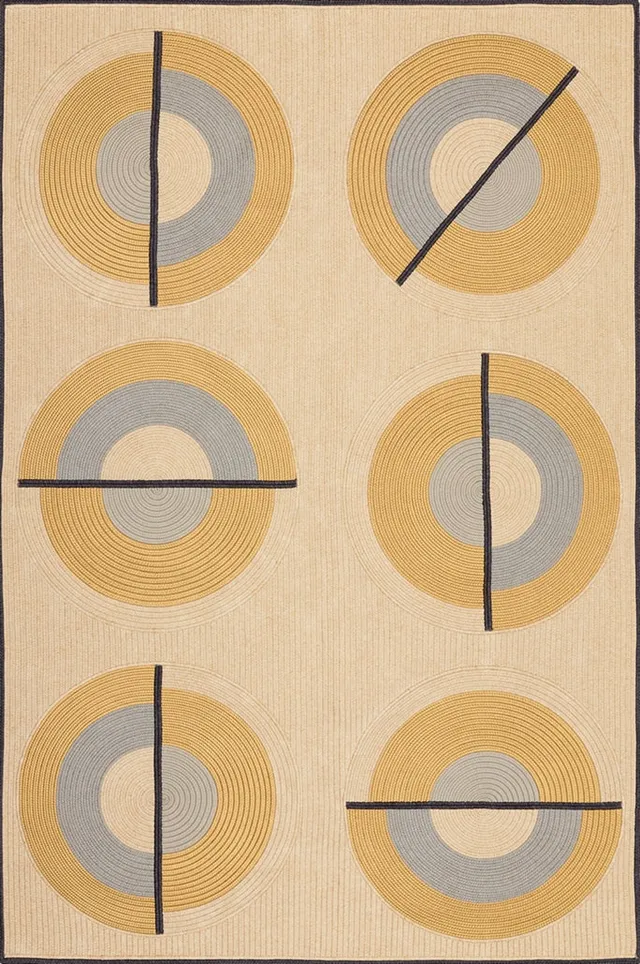 toulemonde-bochart-cyclo-tapis-ext-rieur-tiss-main-polyester-beige image 1