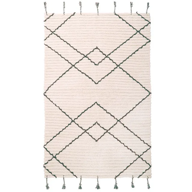 nattiot-viktor-choco-s-tapis-enfant-boh-me-coton-lavable image 1
