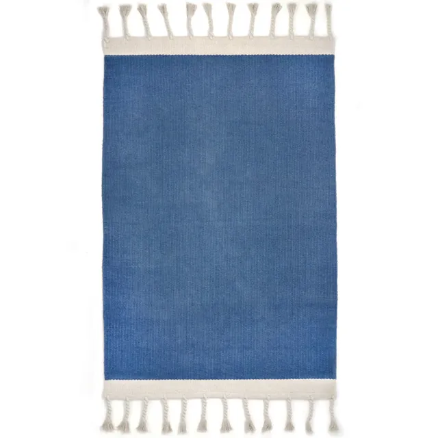 nattiot-lisboa-bleu-tapis-coton-recycl-rectangulaire image 1