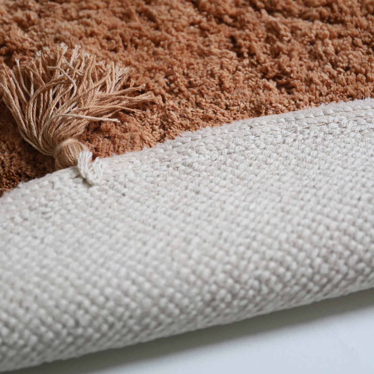 nattiot-bohobird-toast-tapis-enfant-rond-oiseau-coton-pompons image 6