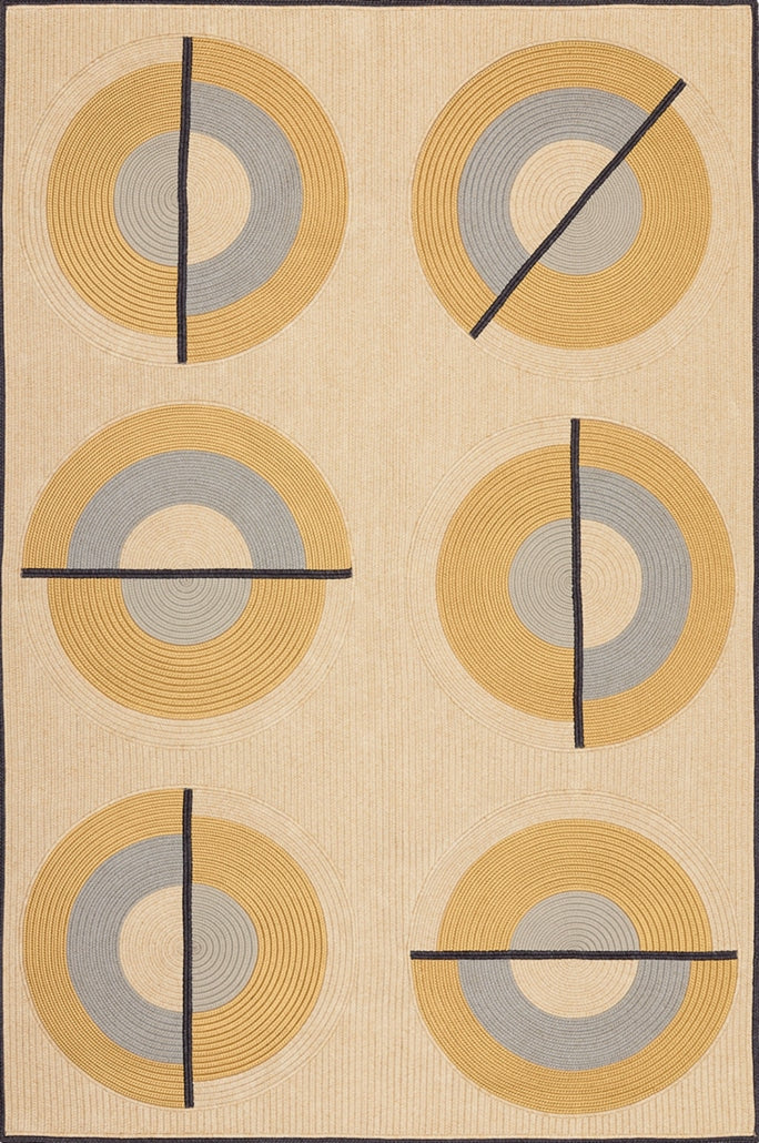 toulemonde-bochart-cyclo-tapis-ext-rieur-tiss-main-polyester-beige image 1