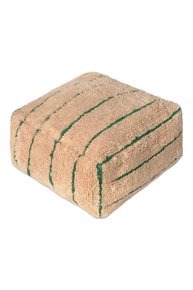 lorena-canals-pouf-lines-rose-monstera-natural image 1