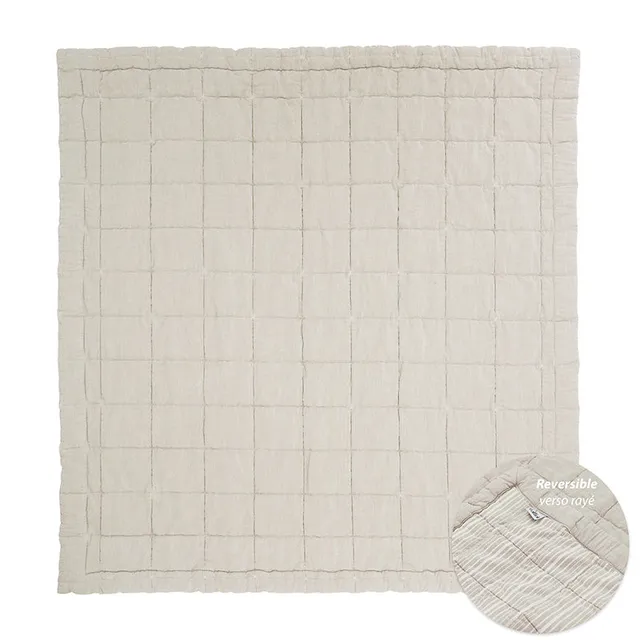 nattiot-anna-sable-lav-couverture-b-b-coton-lav-r-versible image 1