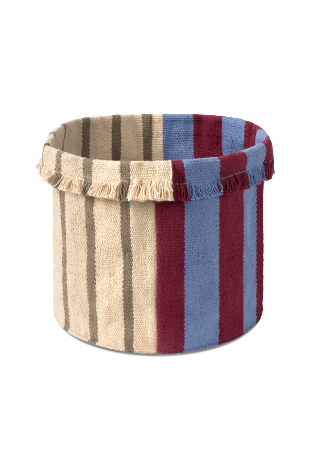 lorena-canals-panier-indigo-blue-franges image 1