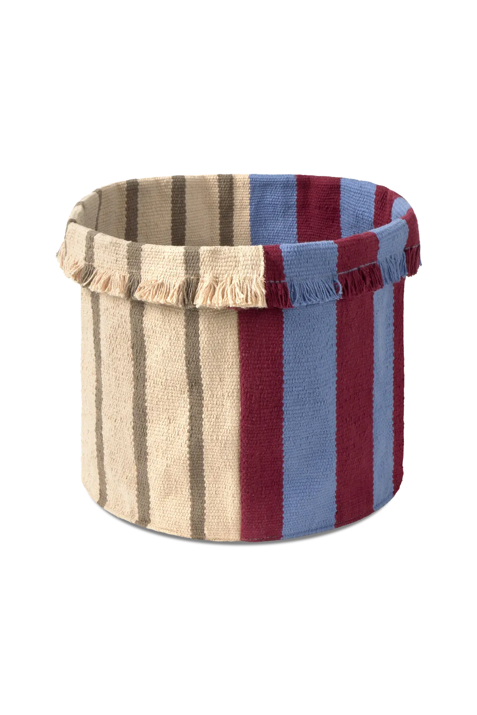 lorena-canals-panier-indigo-blue-franges image 1