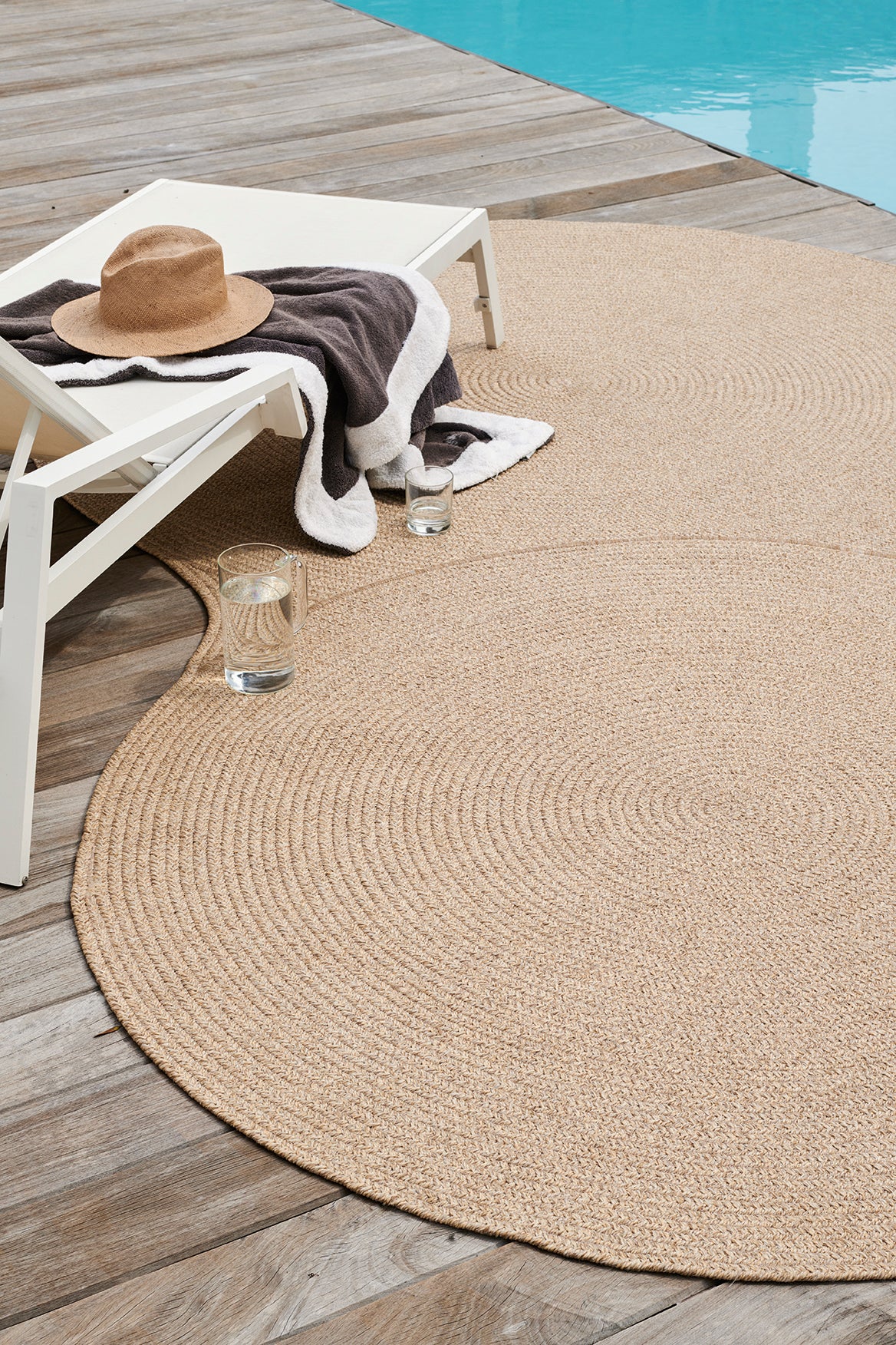 toulemonde-bochart-cloud-beige-tapis-tiss-main-spirales-polypropyl-ne-outdoor image 2