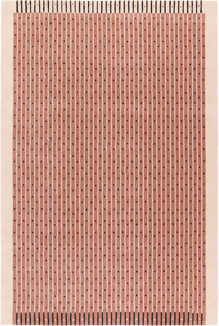 toulemonde-bochart-exclamation-bois-de-rose-tapis-laine-tuft-main-andr-e-putman image 1