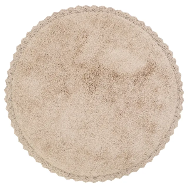 nattiot-perla-nude-tapis-rond-coton-lavable-finition-crochet image 1