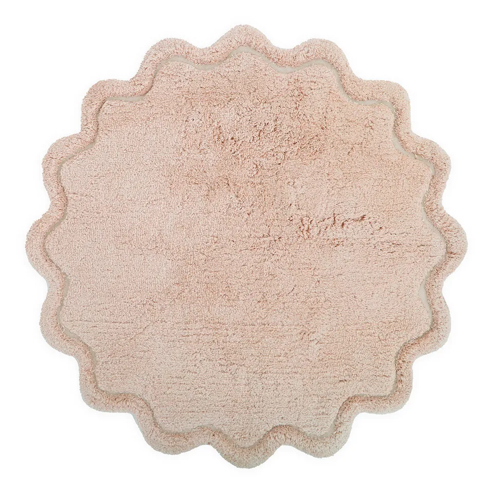 nattiot-sweet-april-nude-tapis-enfant-coton-lavable-rond image 1
