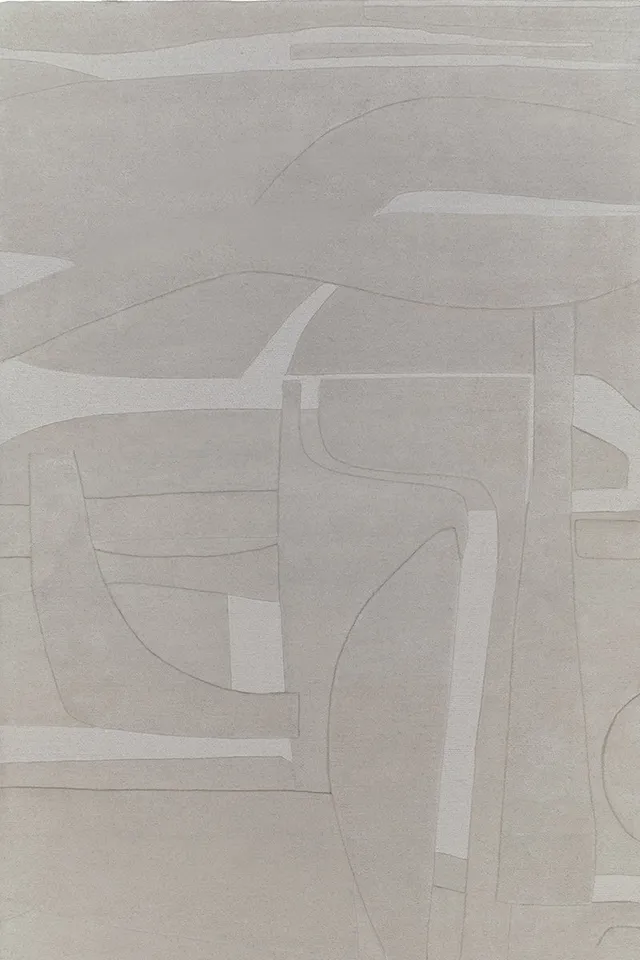 toulemonde-bochart-collage-gris-pascale-risbourg-tapis-tuft-main-laine image 1