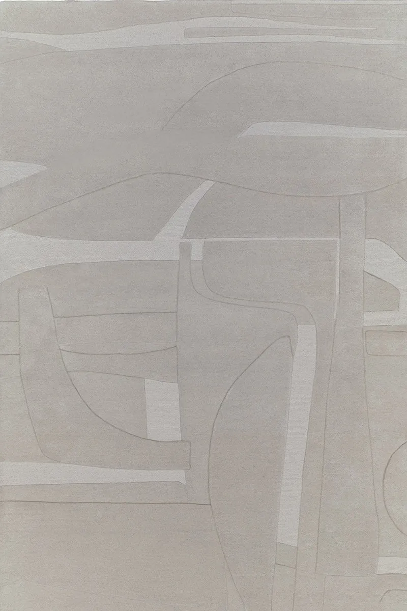 toulemonde-bochart-collage-gris-pascale-risbourg-tapis-tuft-main-laine image 1