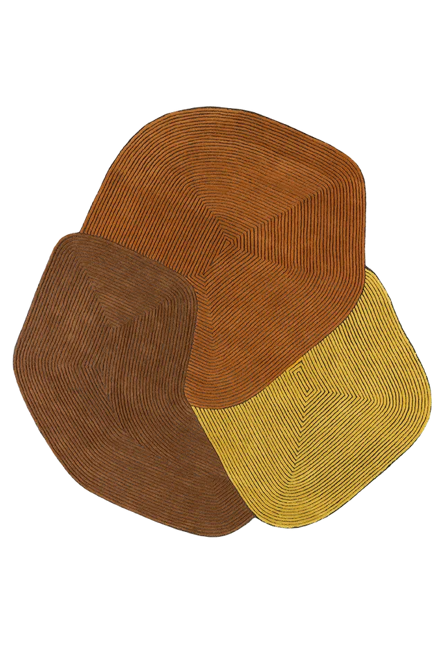 toulemonde-bochart-tumulus-tapis-jaune-laine-tuft-main-samuel-accoceberry image 1
