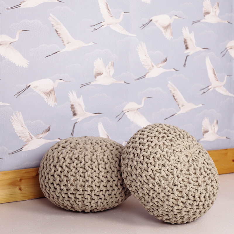 nattiot-lili-lin-pouf-enfant-maille-de-coton-tricot-e-main image 2