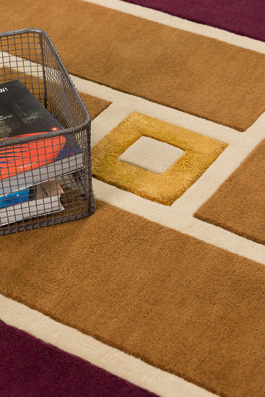 toulemonde-bochart-vintage-tapis-bordeaux-tuft-main image 3