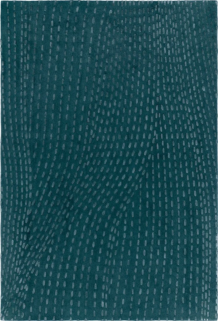 toulemonde-bochart-kantha-vert-meraude-tapis-laine-et-tencel image 1