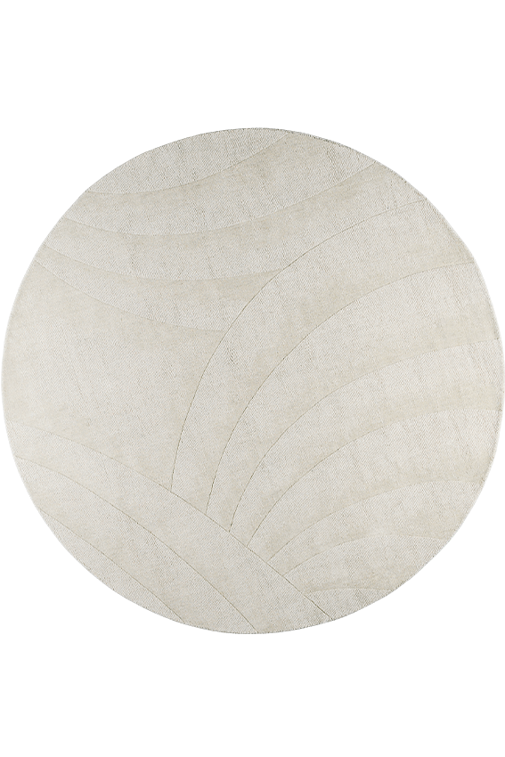 toulemonde-bochart-volute-rond-cru-tapis-rond-laine-boucl-e-sculpt image 1