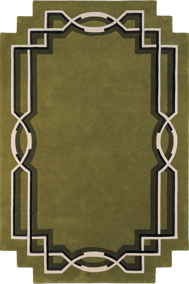 toulemonde-bochart-style-vert-tapis-classique-laine-170x240 image 1