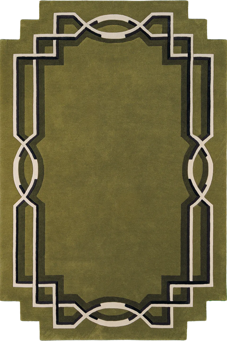 toulemonde-bochart-style-vert-tapis-classique-laine-170x240 image 1