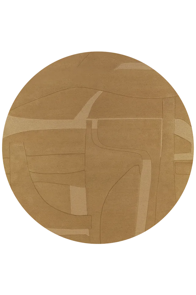 tapis-en-laine-toulemonde-bochart-collage-brun-pascale-ribourg image 1