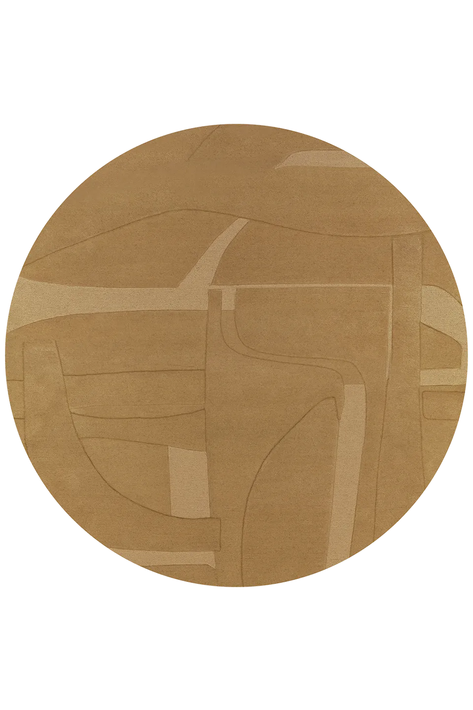 tapis-en-laine-toulemonde-bochart-collage-brun-pascale-ribourg image 1