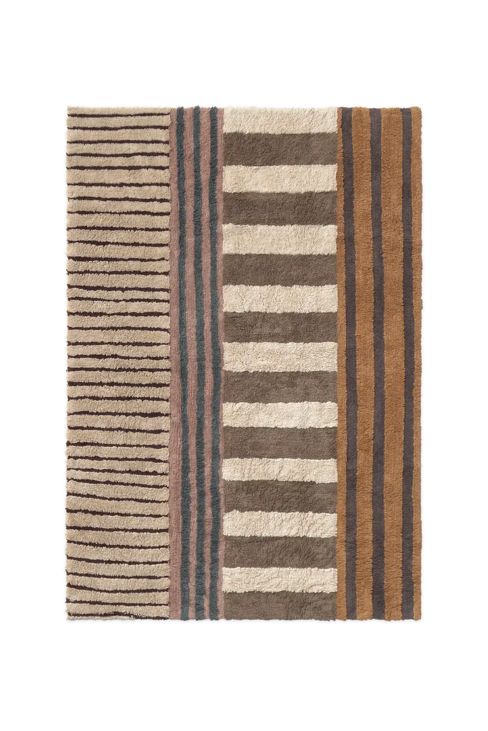 lorena-canals-tapis-lavable-color-on-earth-tapis-coton-rayures image 1