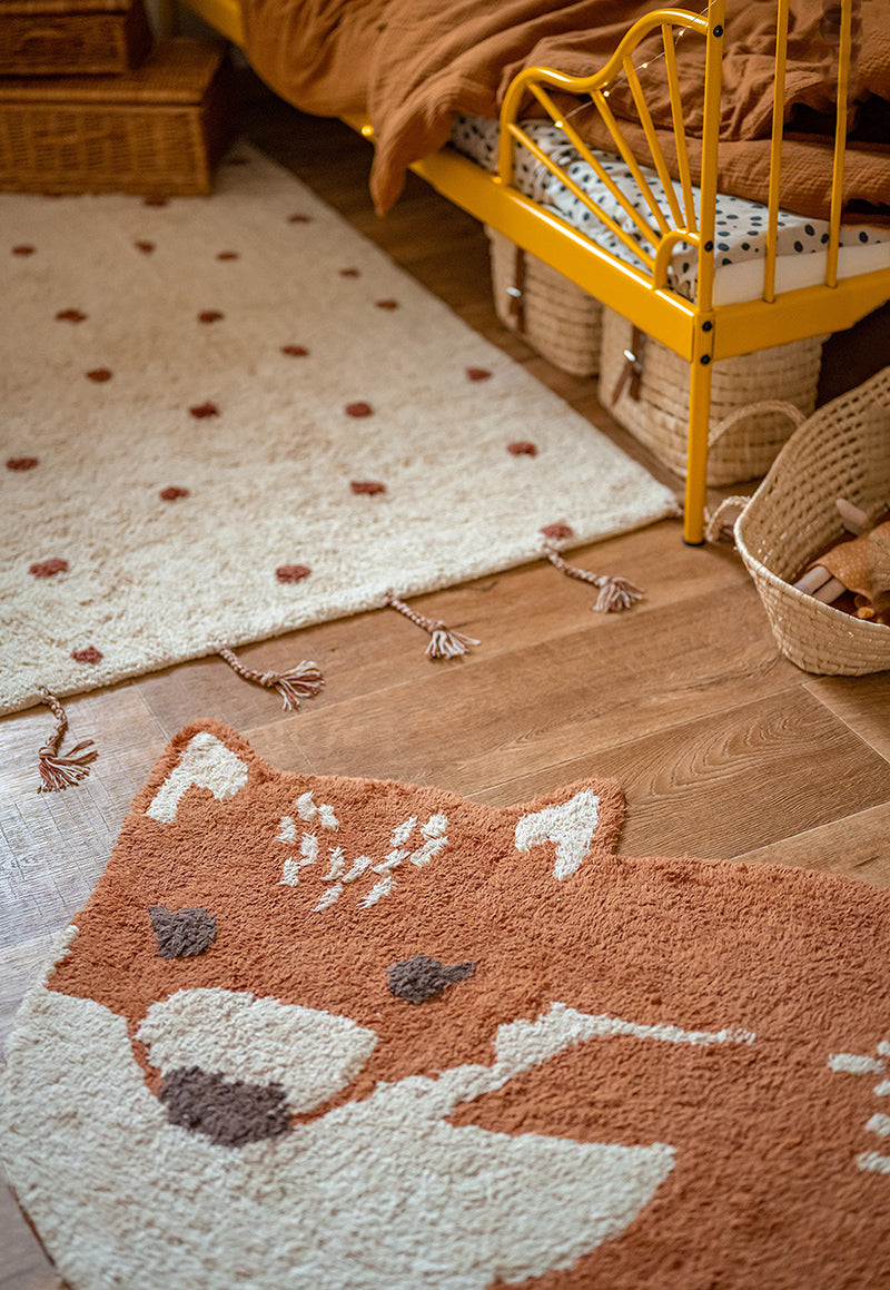 nattiot-little-wolf-tapis-chambre-enfant-coton-lavable-loup image 3