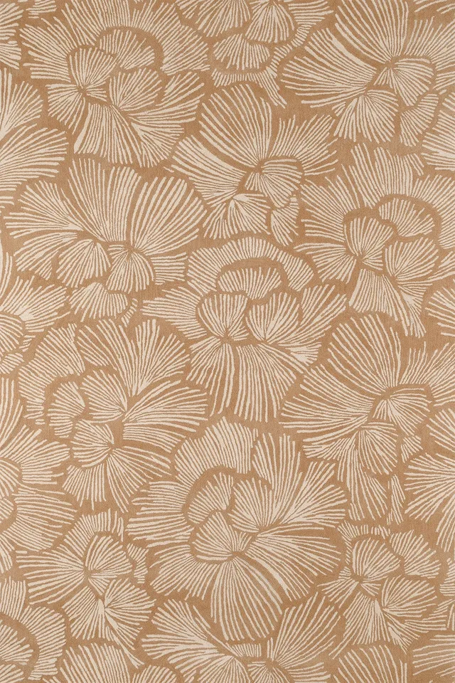 toulemonde-bochart-gala-tapis-beige-floral-laine-tuft-main image 1