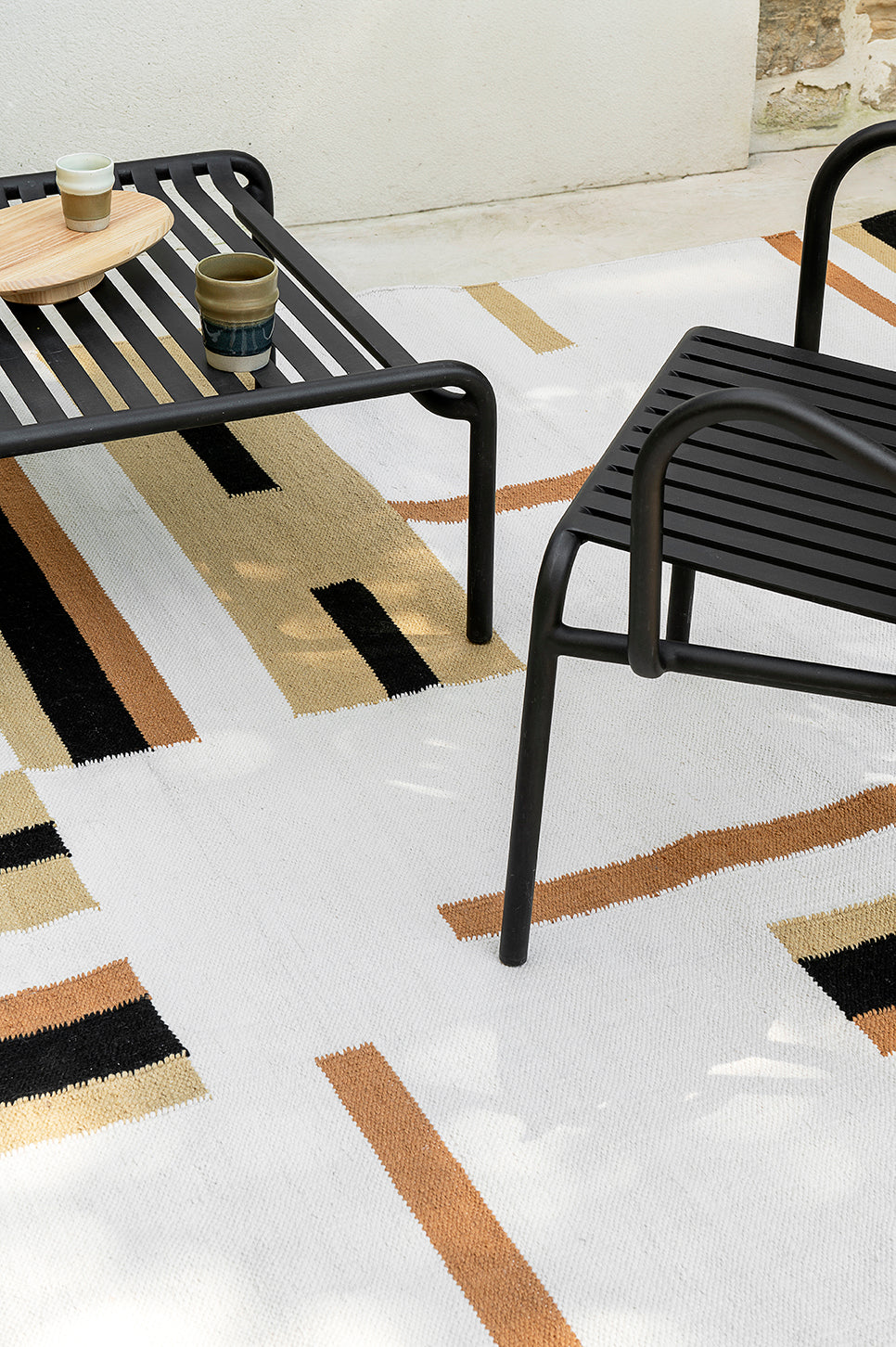 toulemonde-bochart-tandeta-tapis-durrie-tiss-plat-beige-outdoor image 3